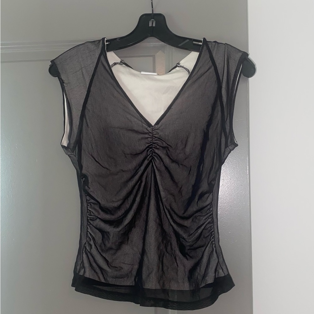 Suzi shier black blouse